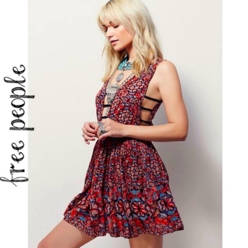 FP free  people Java cascade dress size L 12 14